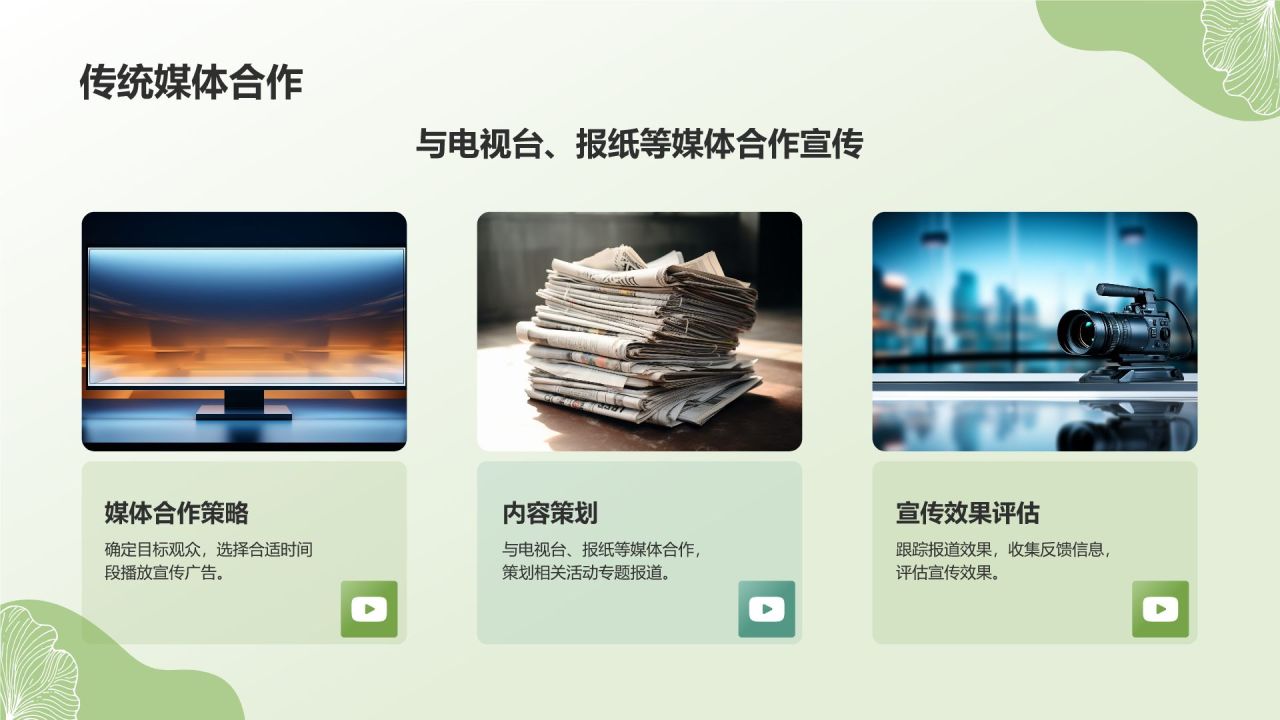 绿色小清新环保公益活动策划PPT模板
