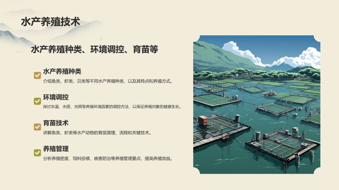 黄色水墨风农业教育与人才培养PPT模板