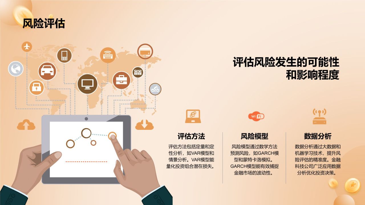 黄色3D风金融投资理财培训课件PPT模板