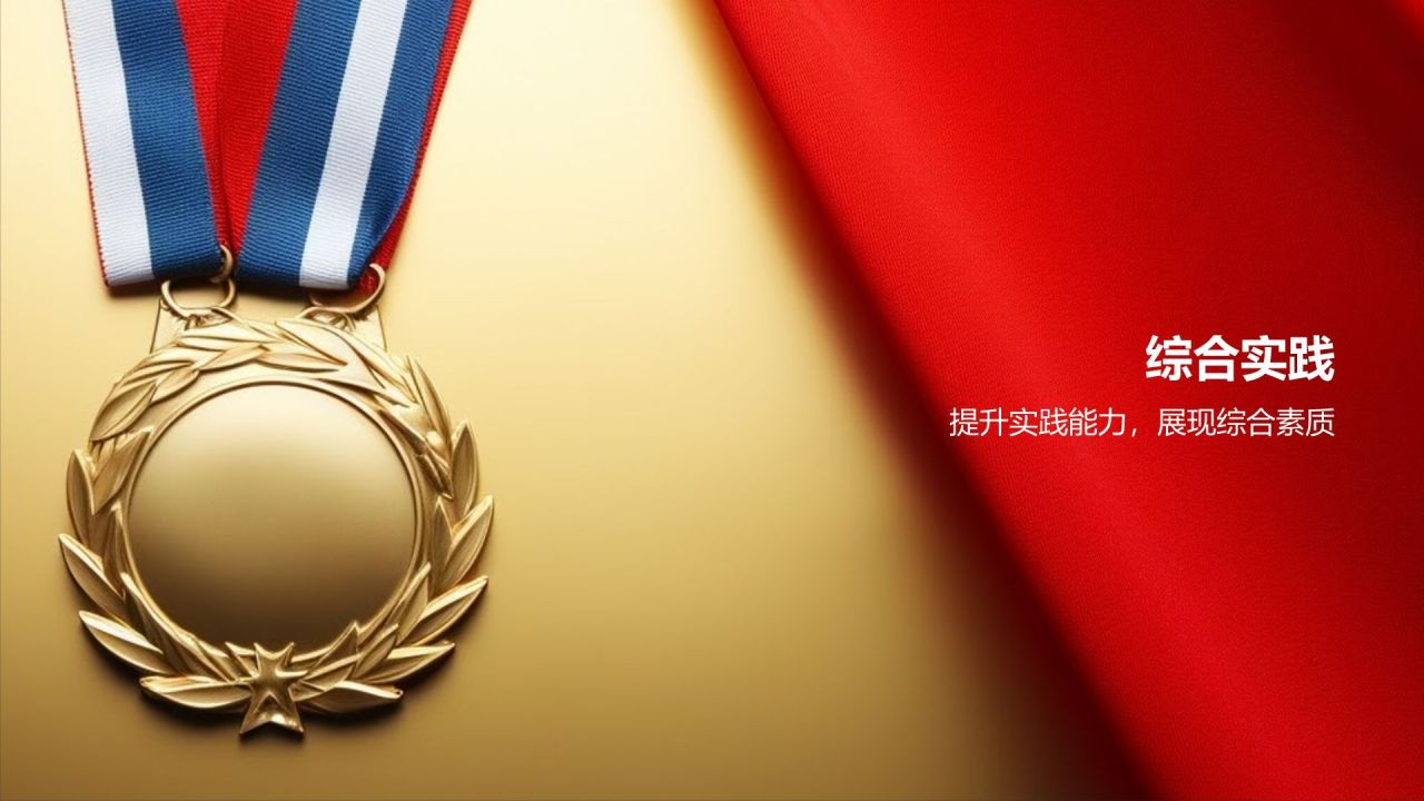 红色喜庆风国家奖学金答辩PPT模板