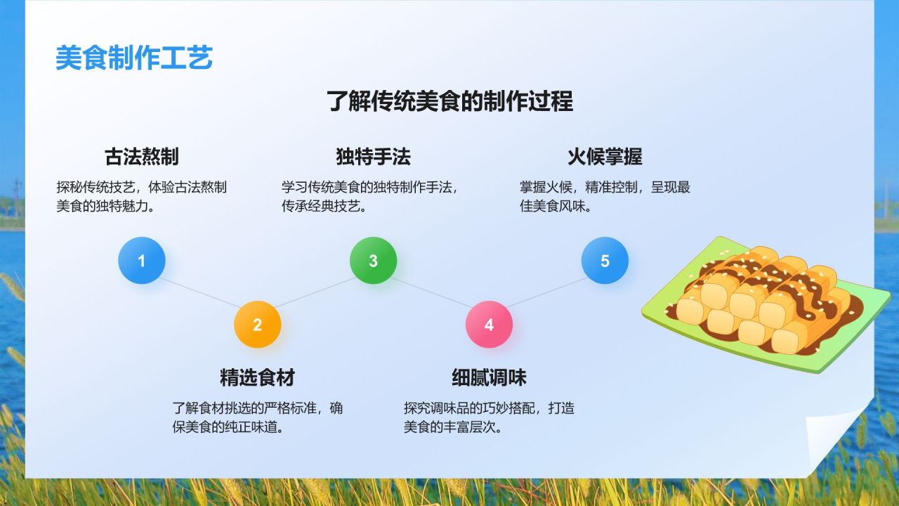 蓝色摄影风旅游目的地探索PPT模板