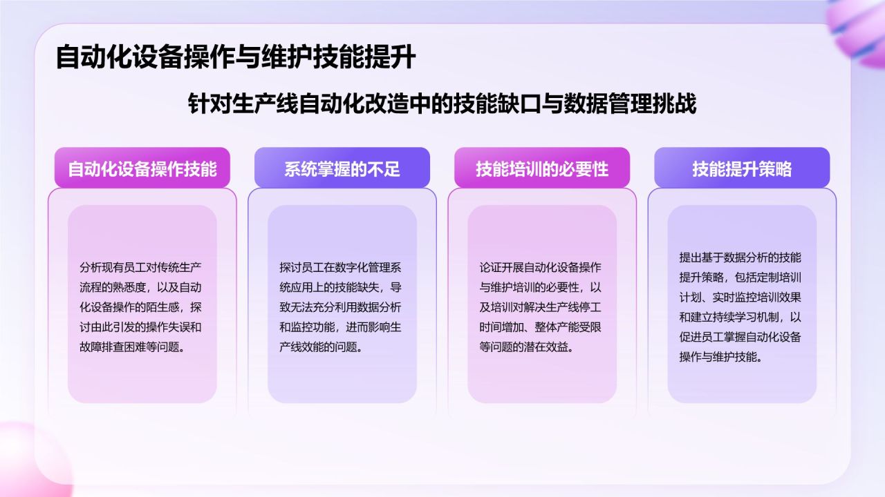 粉色渐变风项目成果概述PPT模板