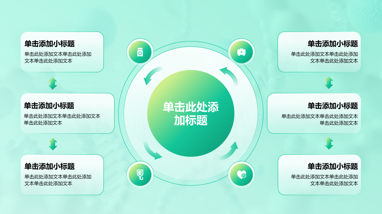 创意风医疗行业逻辑图