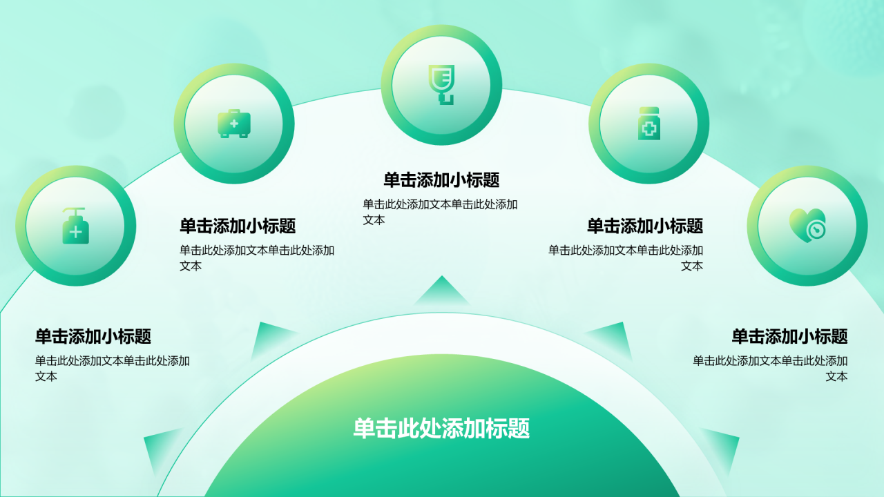 创意风医疗行业逻辑图