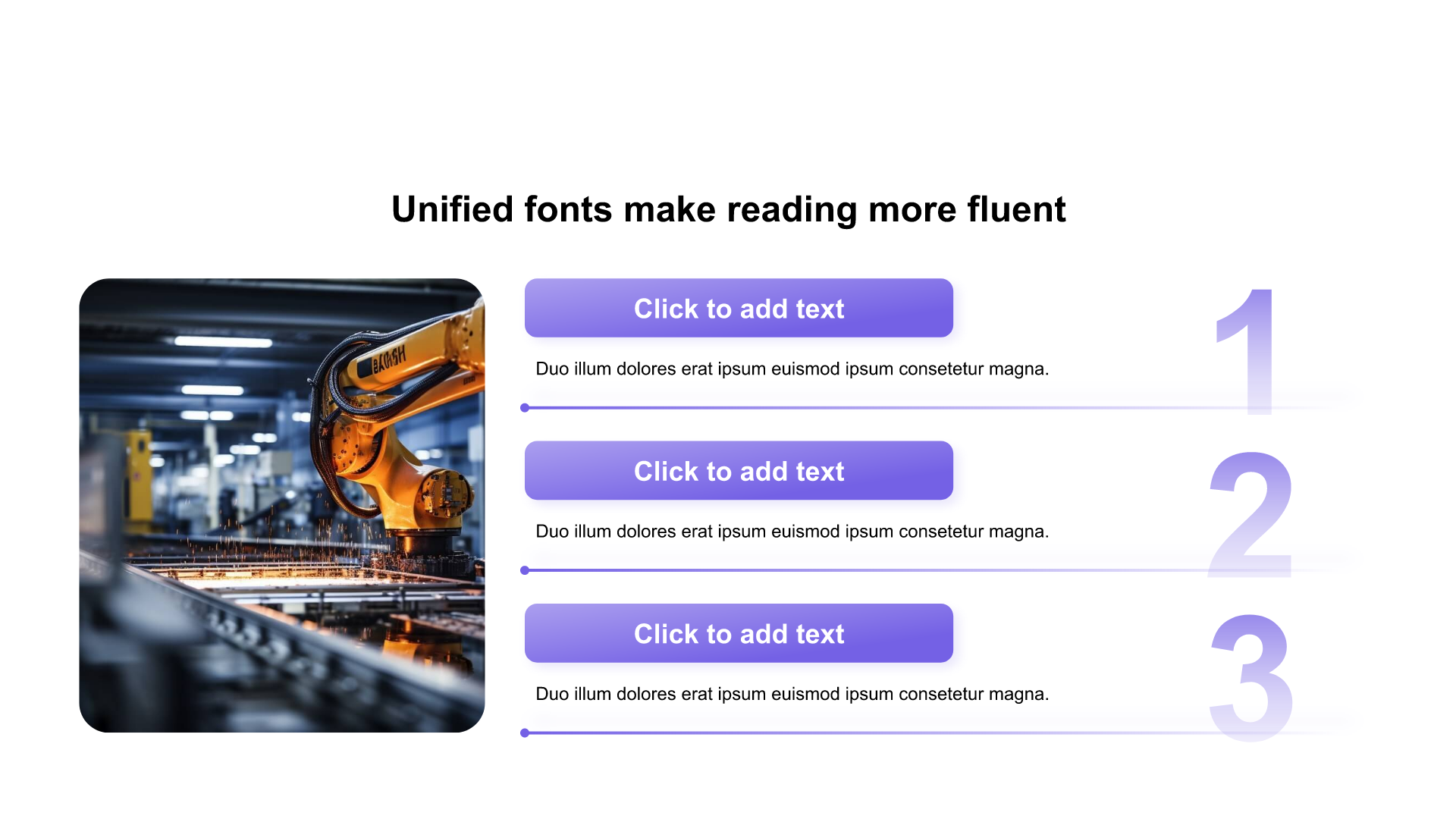 Gradient includes image PPT list