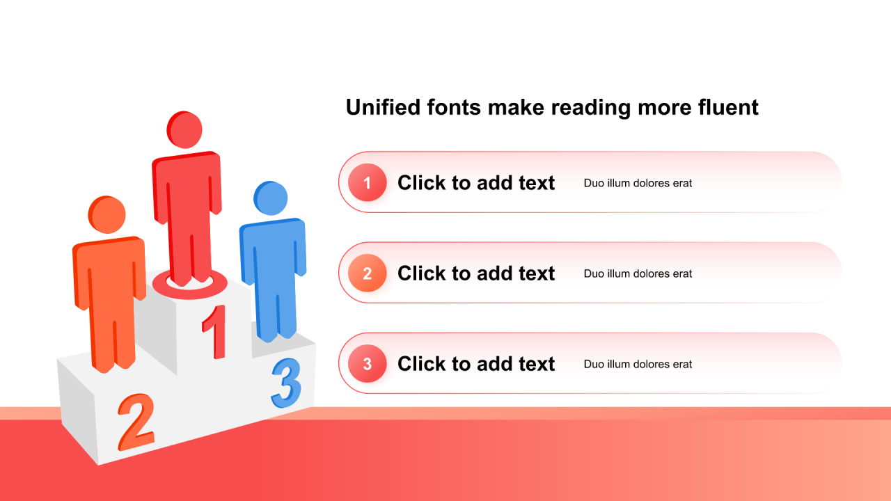 渐变包含插图PPT列表