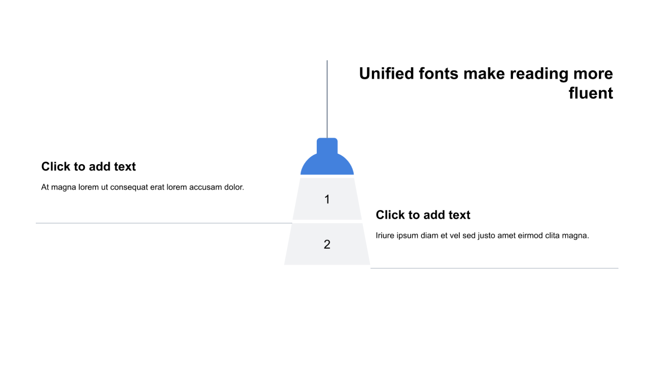 多色圆形扁平4项PPT列表