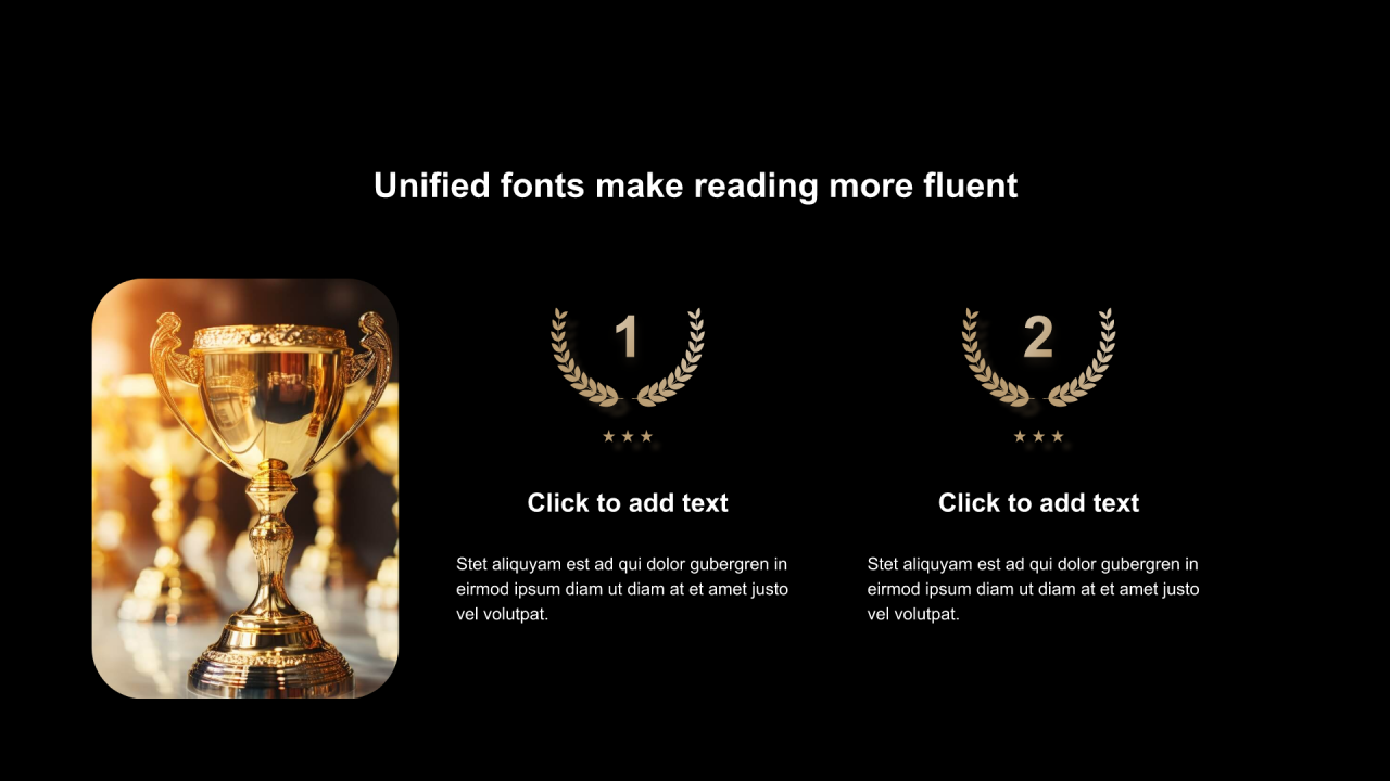 渐变包含图片PPT列表