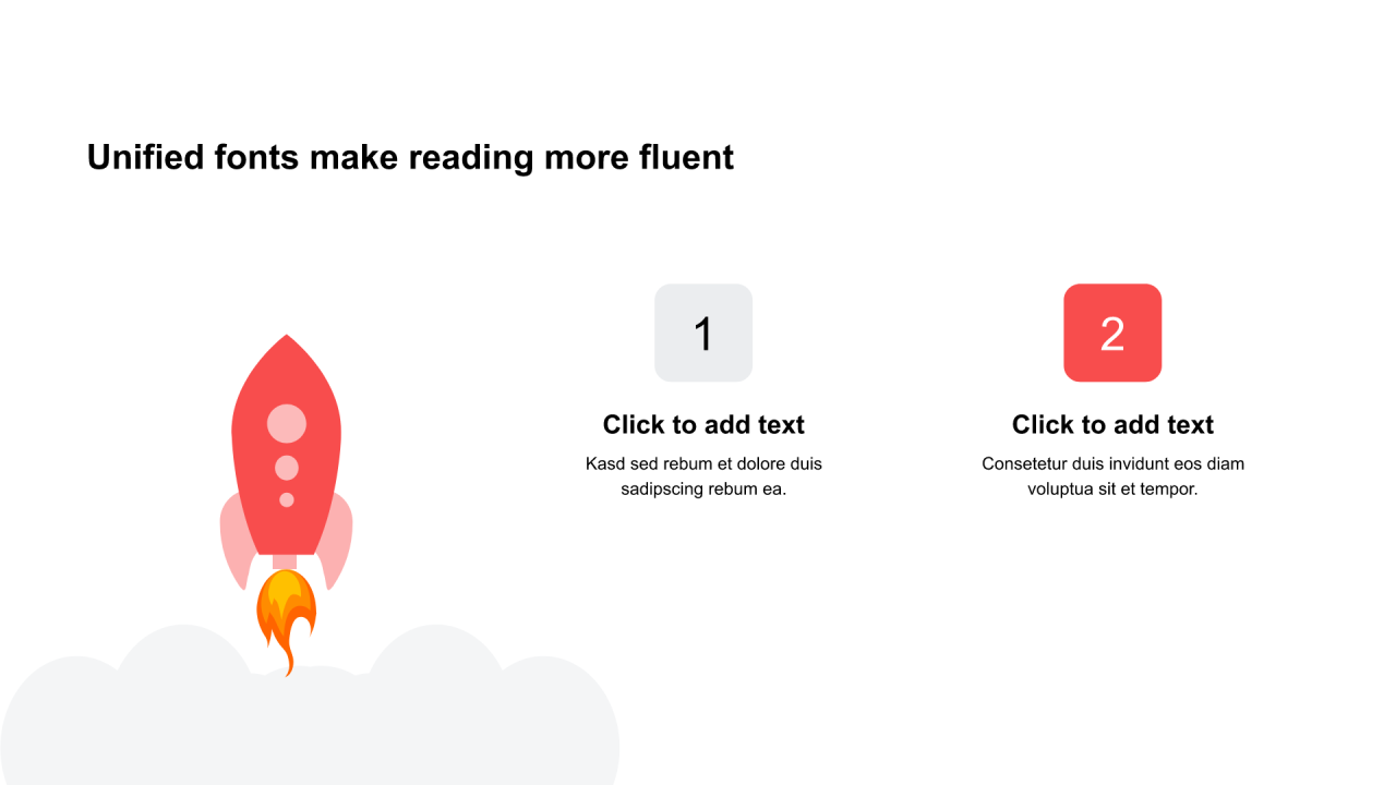 多色圆形扁平4项PPT列表