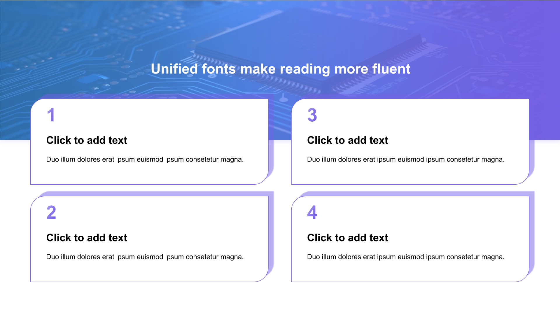 Gradient PPT matrix with images