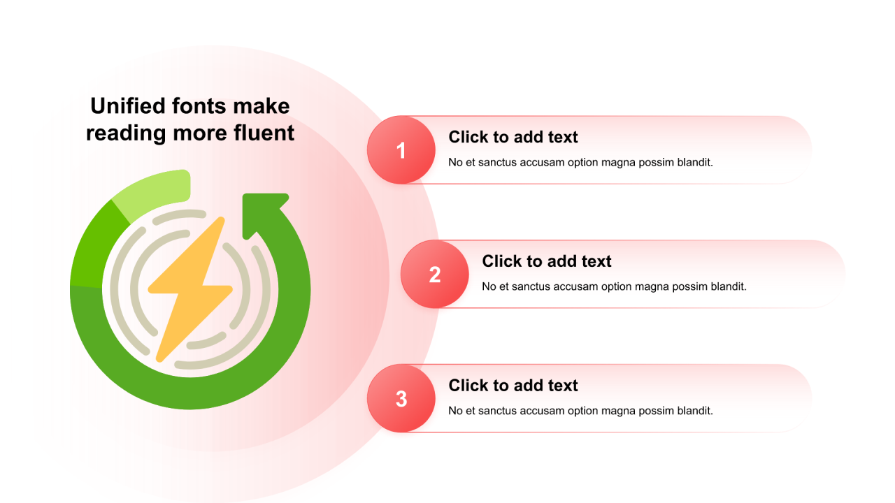 渐变包含插图PPT列表