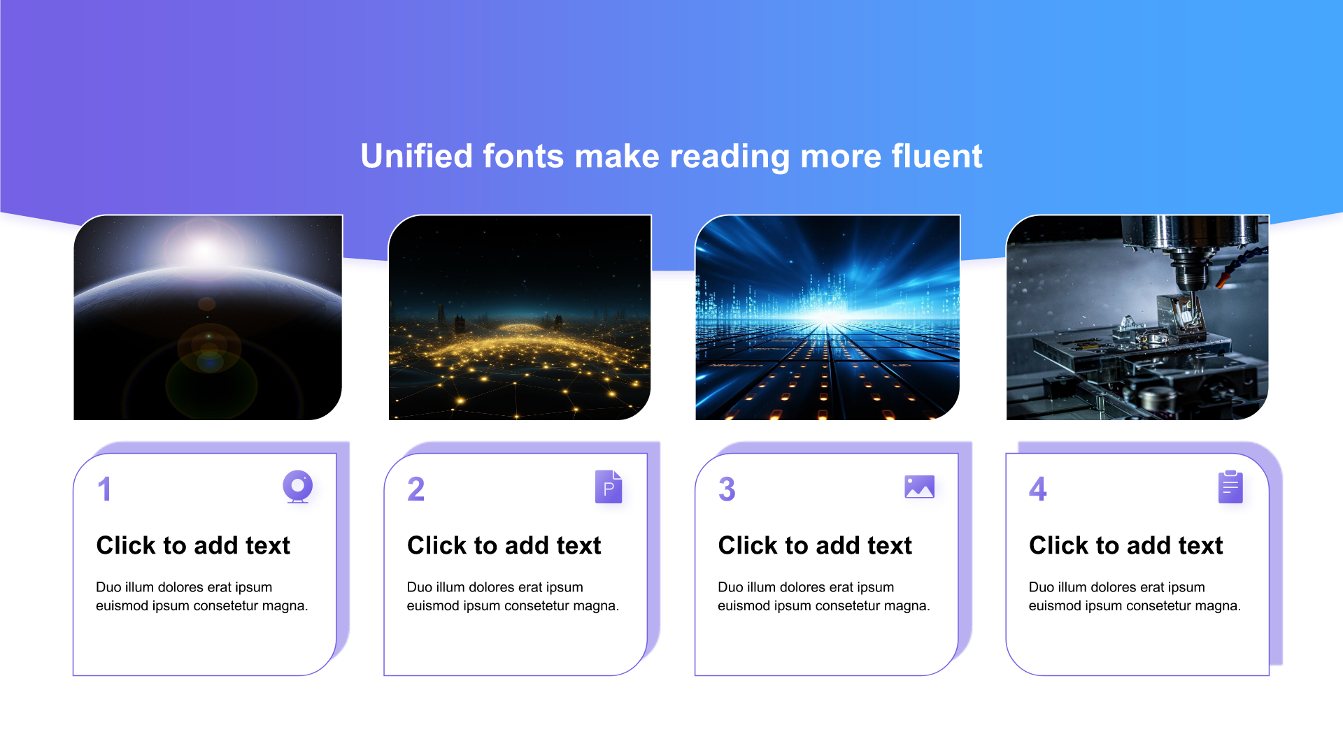 渐变含图片PPT列表