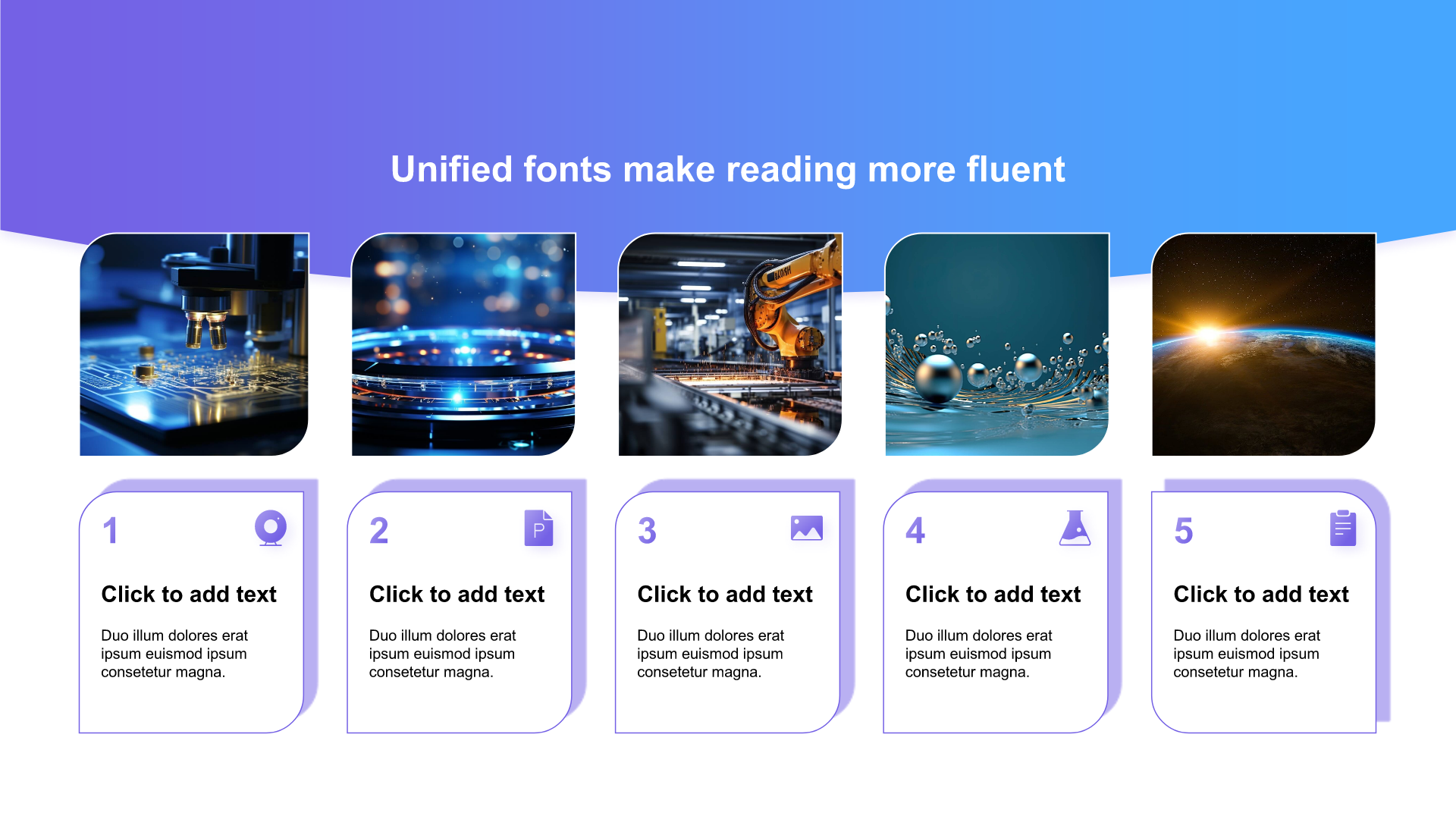 渐变含图片PPT列表