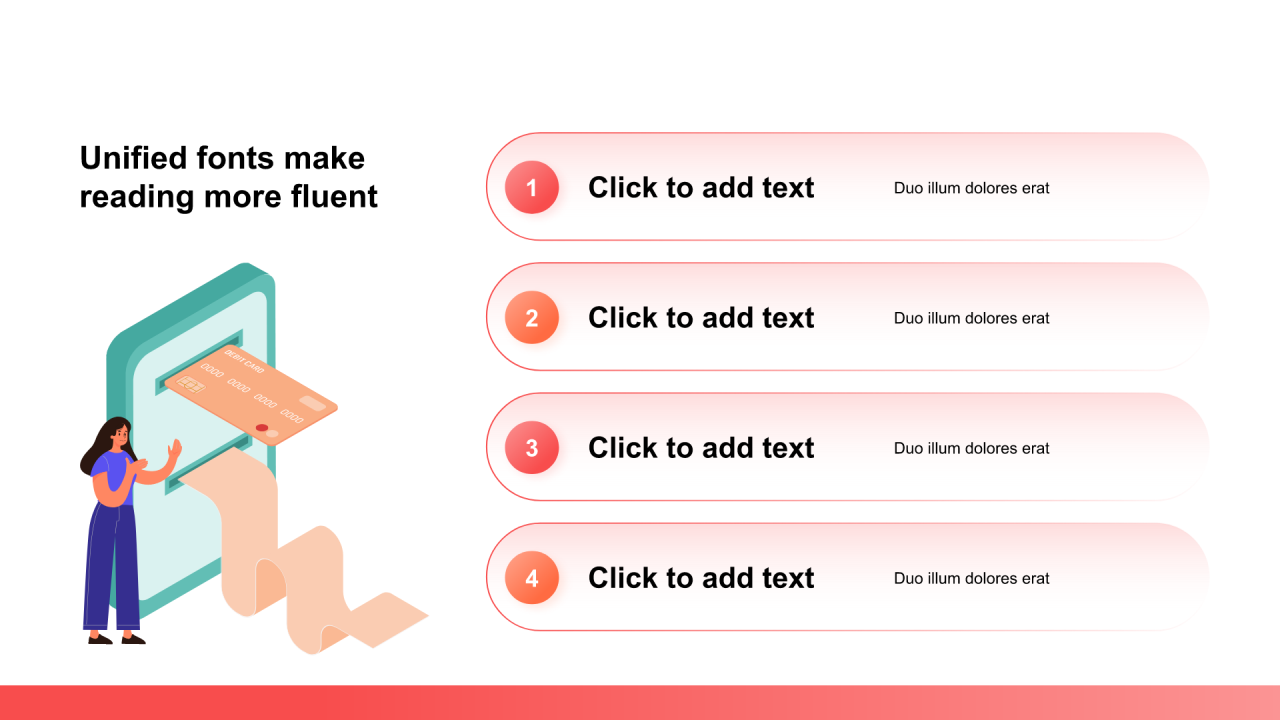 渐变包含插图PPT列表