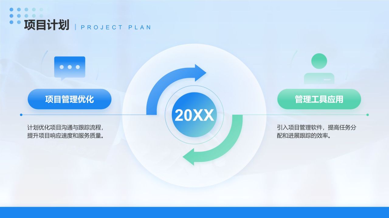 蓝色商务风商务专员个人述职报告PPT模板