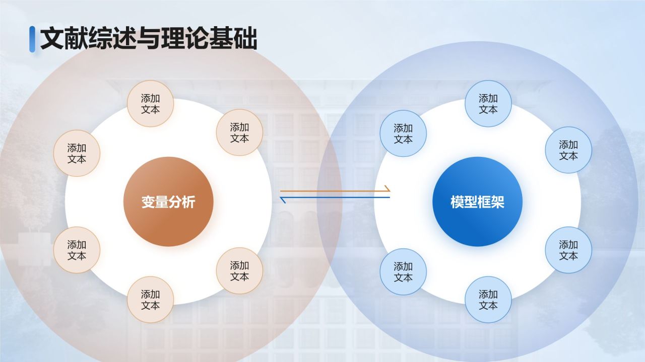 蓝色商务风论文开题答辩报告PPT模板