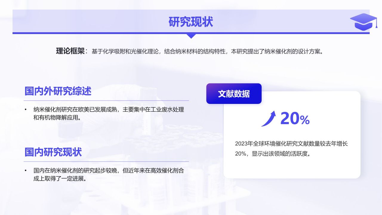 紫色简约风化学专业论文开题答辩报告PPT模板
