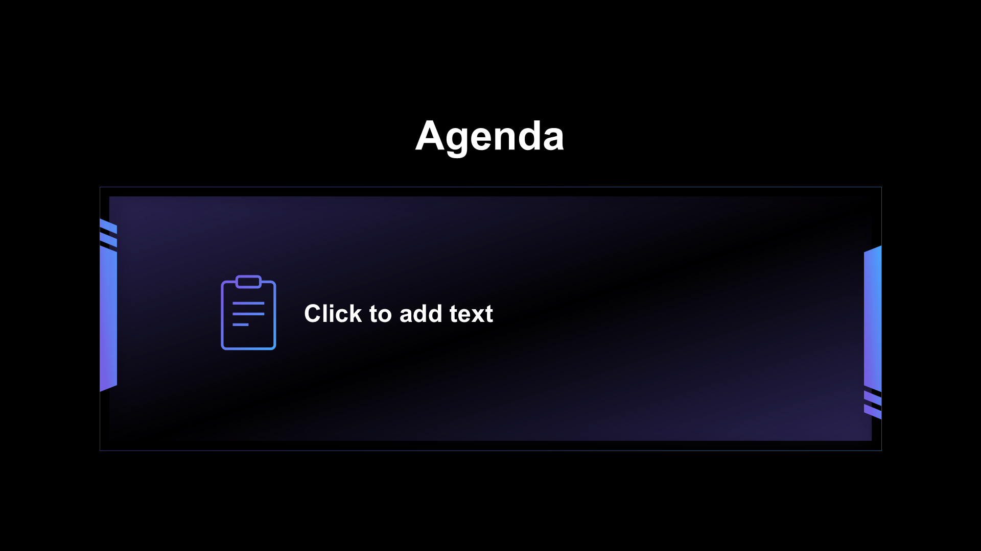 渐变纯文字PPT目录