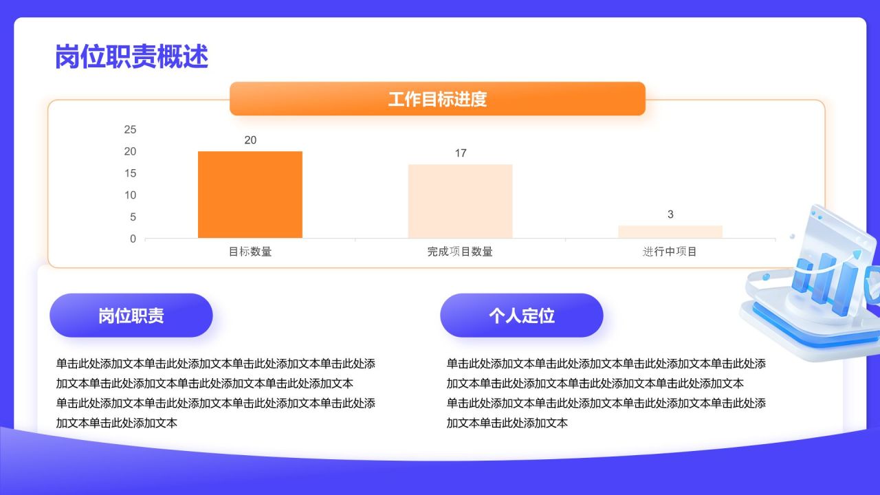 紫色插画风试用期通用个人转正述职报告PPT模板