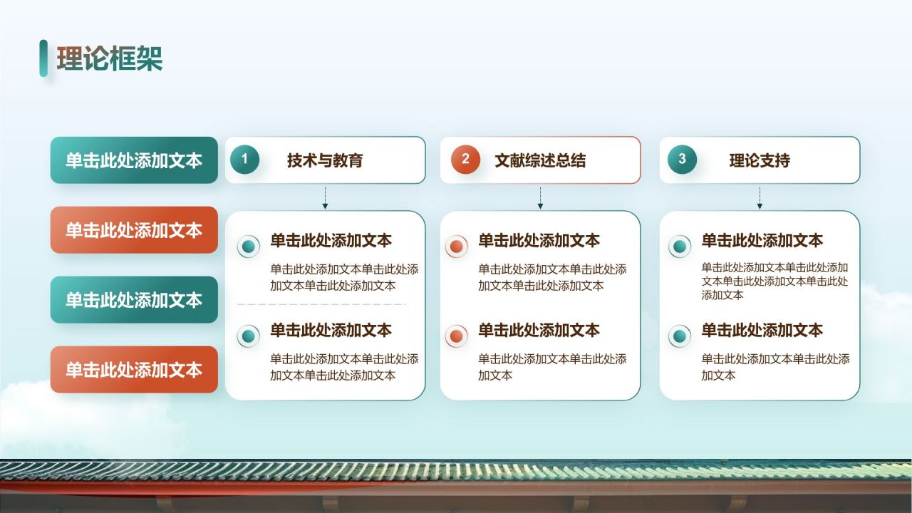 蓝色商务风教育毕业开题报告答辩 PPT模板