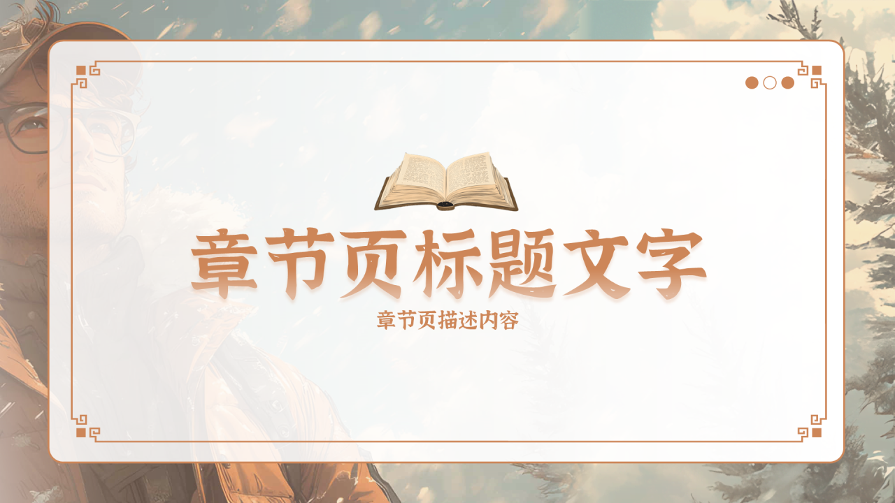 米黄色复古风复活PPT主题