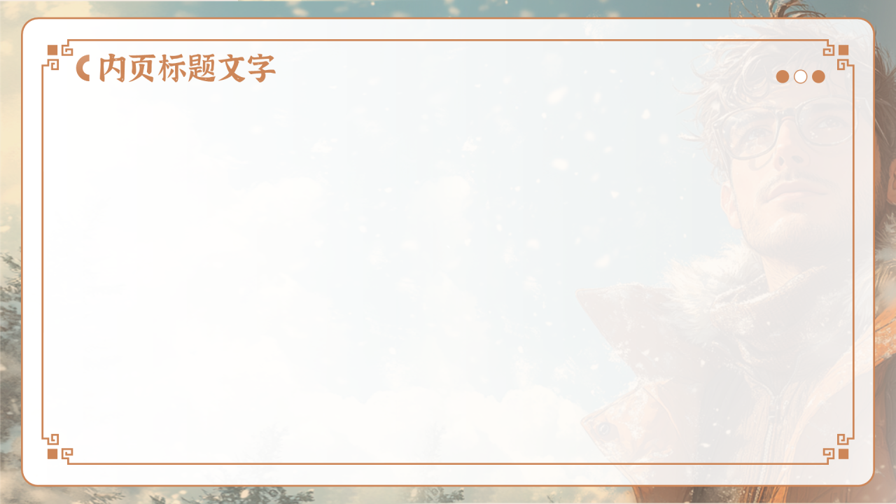 米黄色复古风复活PPT主题