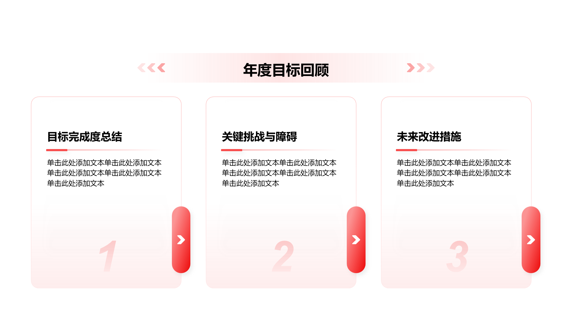 创意风年终总结年度目标回顾PPT流程