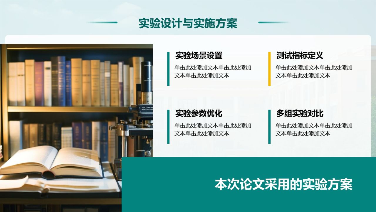 绿色简约风毕业论文答辩设计开题报告PPT模板