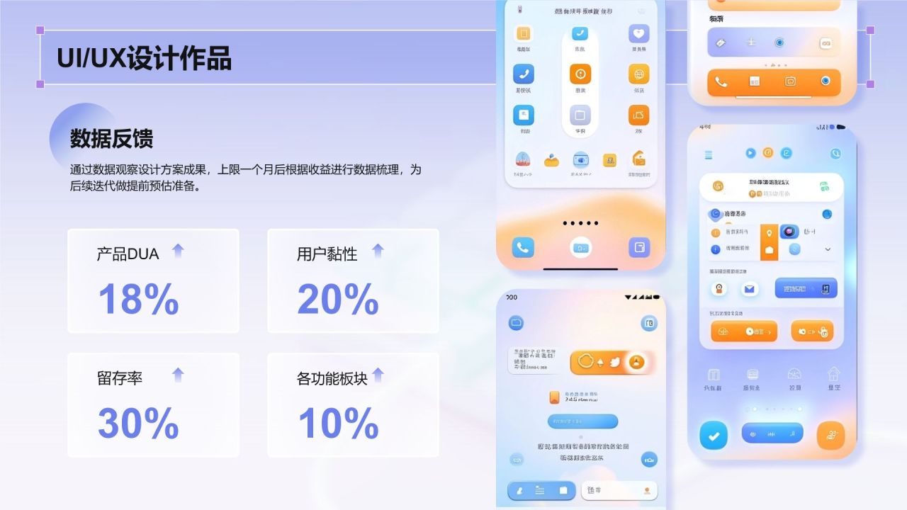 紫色3D风设计部 部门年终总结PPT模板