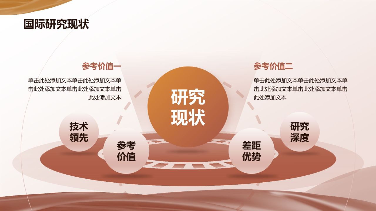 红色商务风论文设计开题报告PPTPPT模板