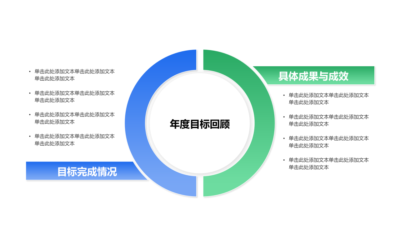 创意风年终总结年度目标回顾PPT列表