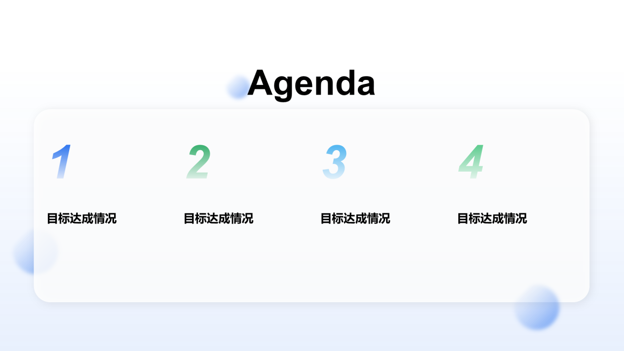 创意风年终总结PPT目录