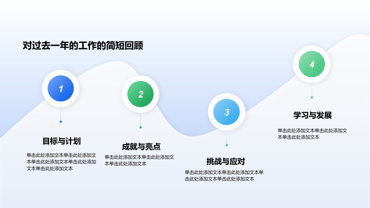 创意风年终总结工作总结回顾PPT列表