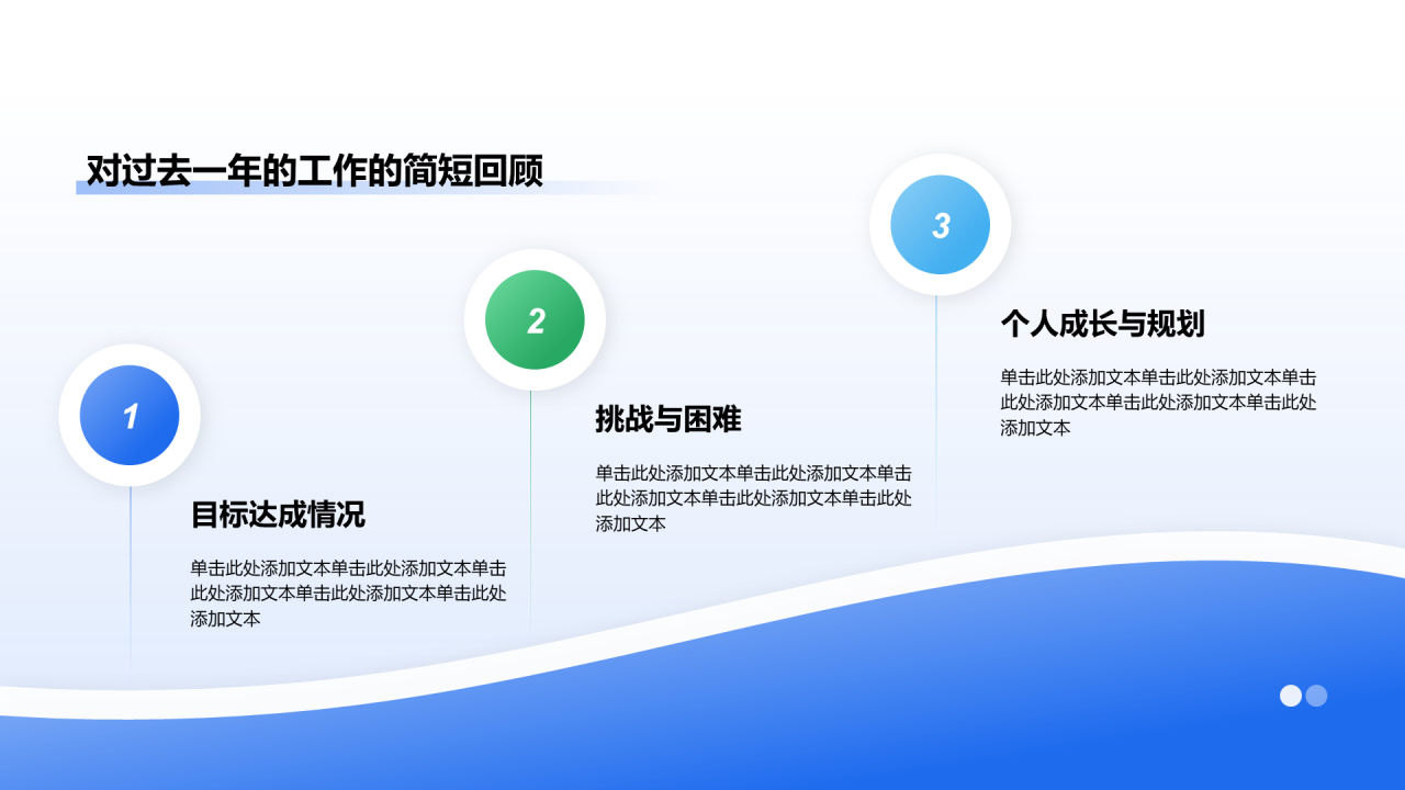 创意风年终总结工作总结回顾PPT列表