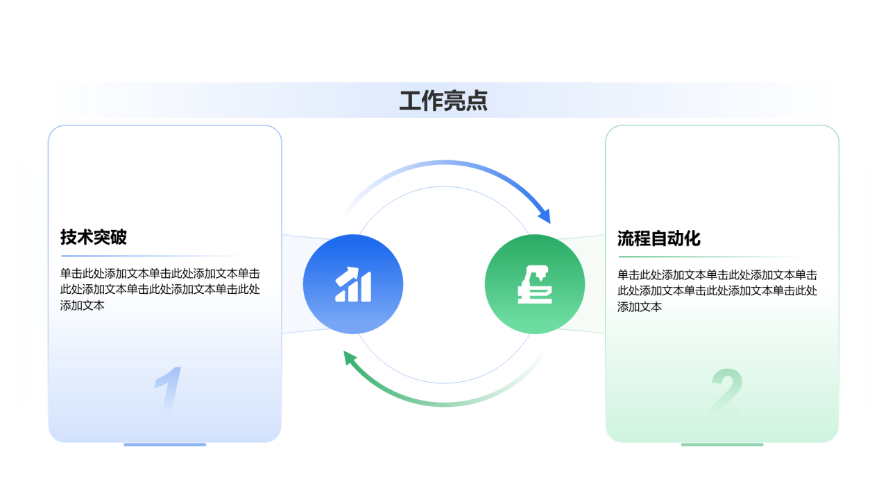 创意风年终总结工作亮点PPT循环