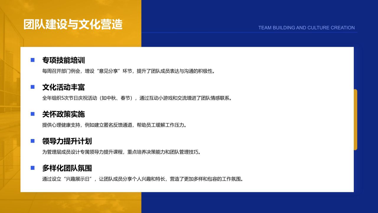 蓝色商务风行政部 部门年终总结报告PPT模板