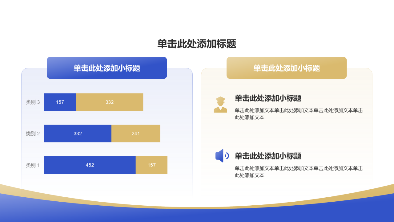 创意风教育答辩课件PPT条形图