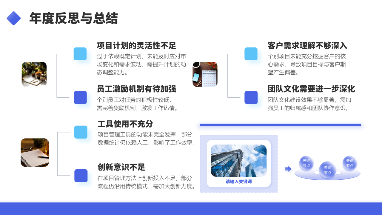 紫色商务风项目经理年终述职汇报PPT模板