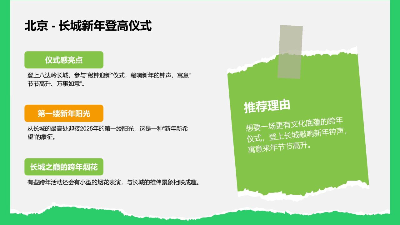 绿色3D风202X跨年旅行PPT模板