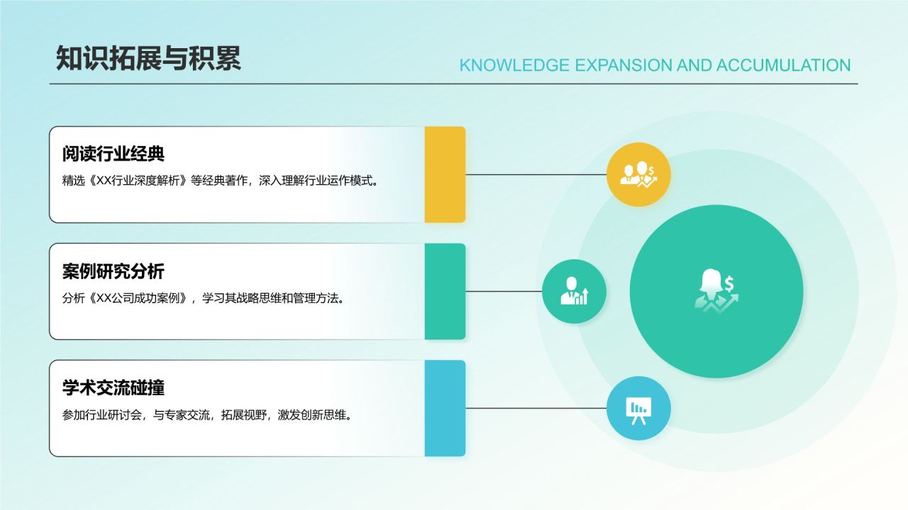 绿色简约风个人总结汇报PPT模板