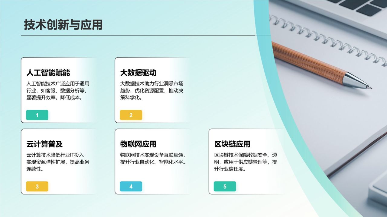 绿色简约风个人总结汇报PPT模板
