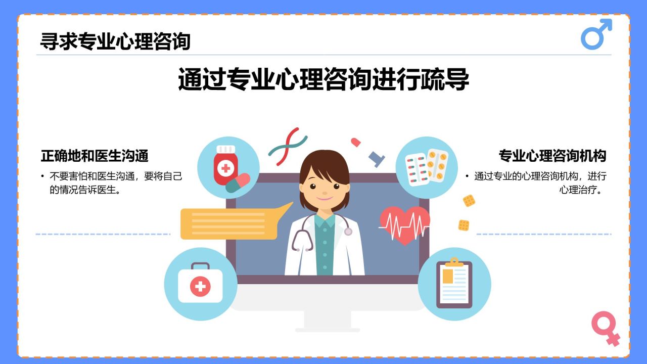 蓝色插画风防性侵害安全教育PPT模板