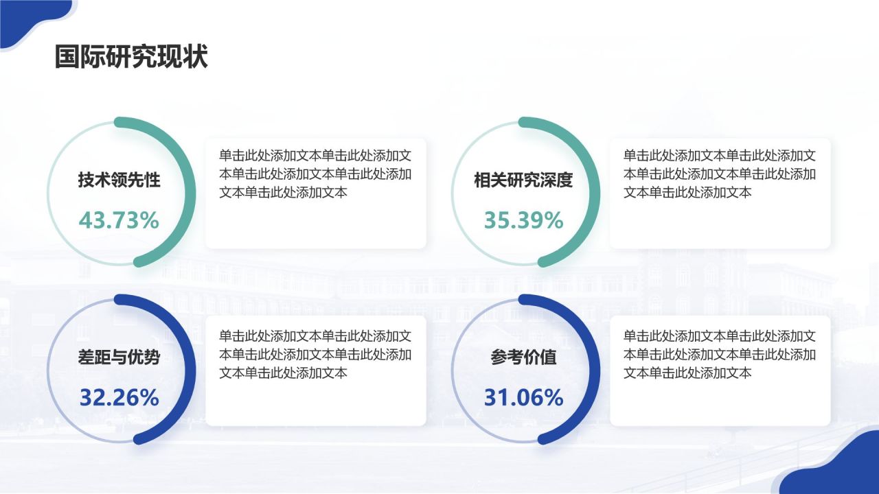 蓝色简约风本科开题答辩PPT模板