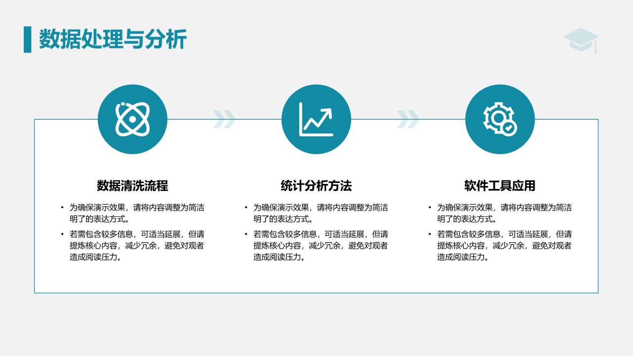 蓝色扁平风研究生论文开题答辩PPT模板