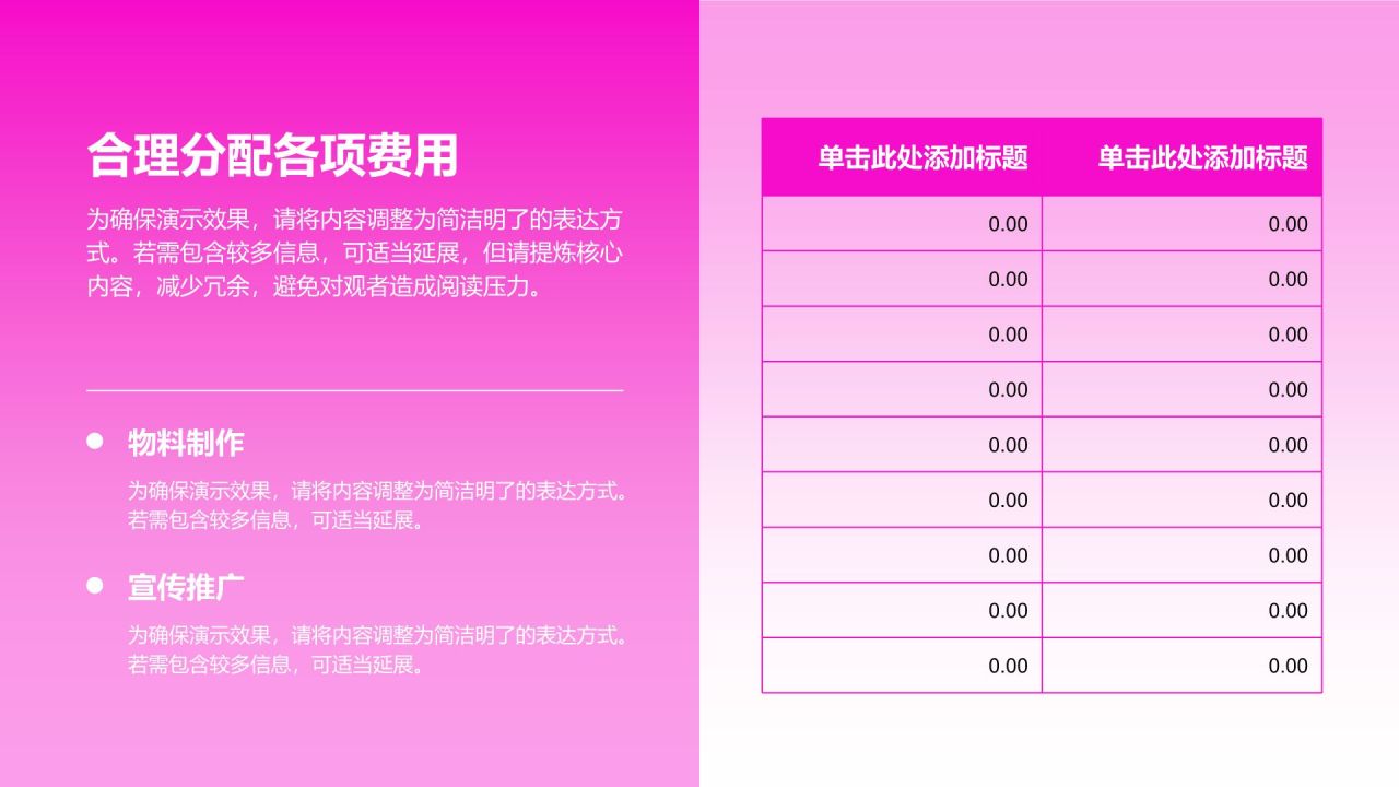粉色渐变风创意营销活动策划方案PPT模板