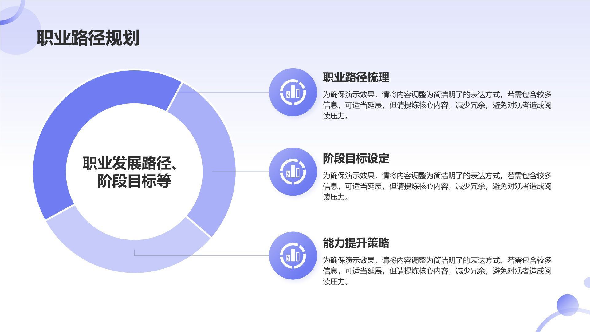 蓝色简约风职业规划中的环境分析PPT模板