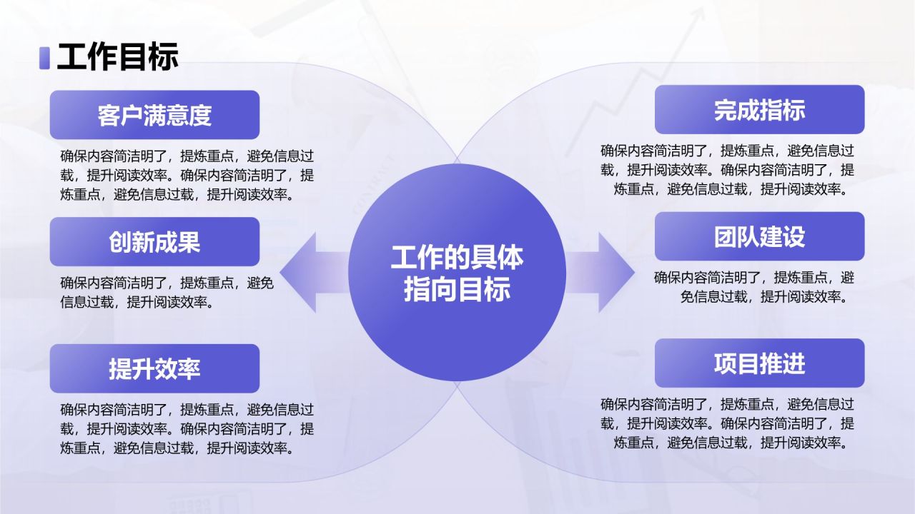 紫色商务风年度重点工作计划PPT模板