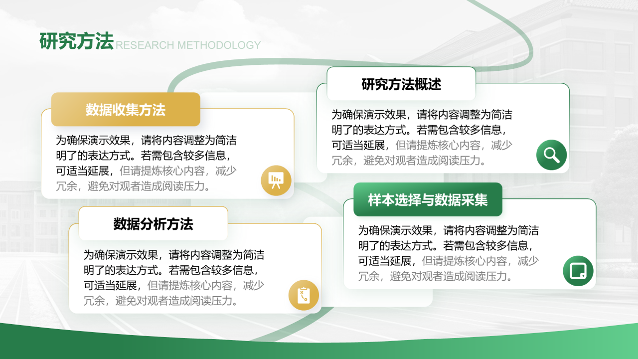 创意风答辩PPT流程