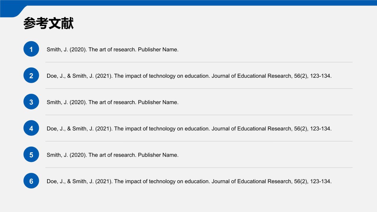 蓝色简约风博士生论文答辩设计PPT模板
