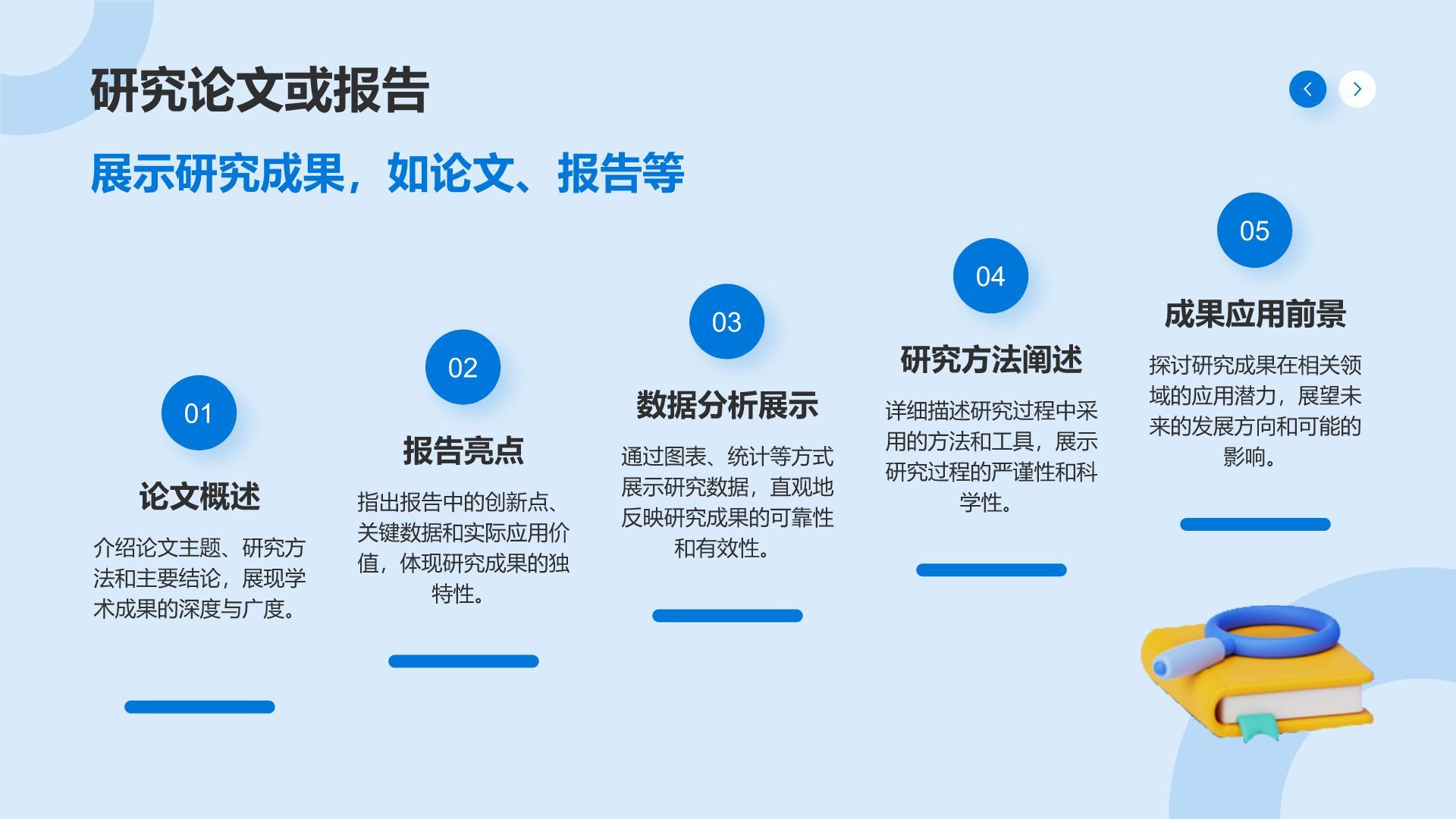 蓝色几何风大学课程期末作业成果汇报PPT模板